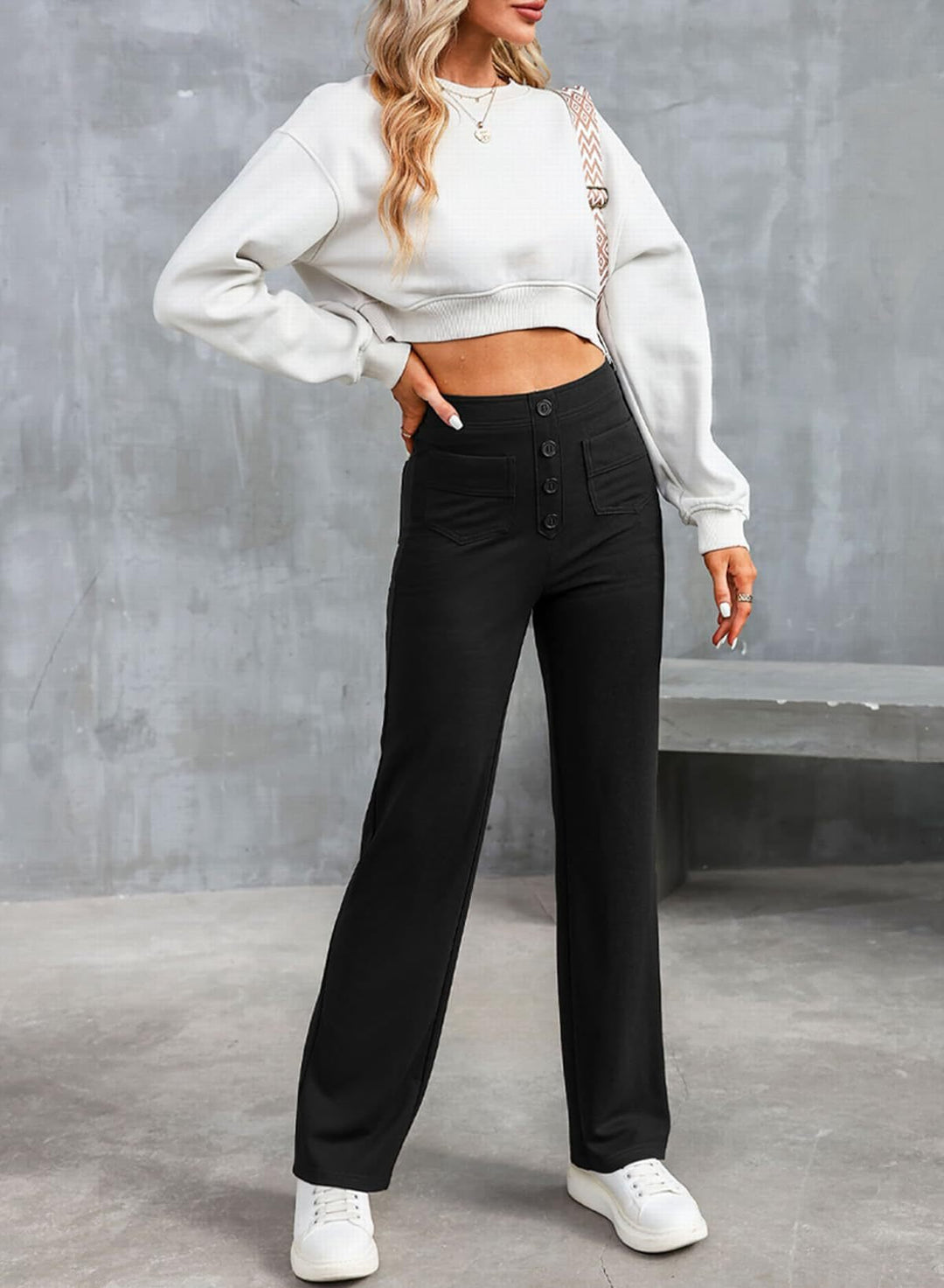 Hannah™ - Elastische High-Waist-Hose