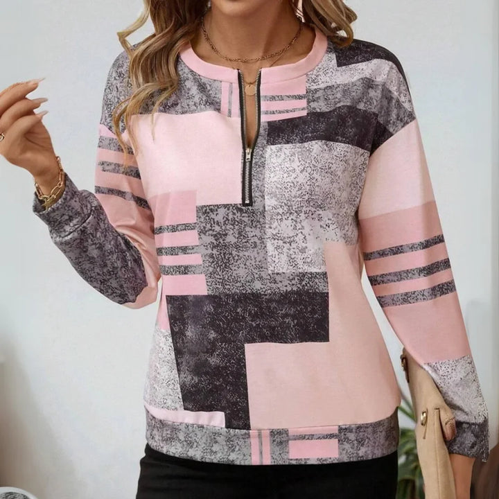 TESSA™ - Vintage Colorblock Sweatshirt mit Klasse