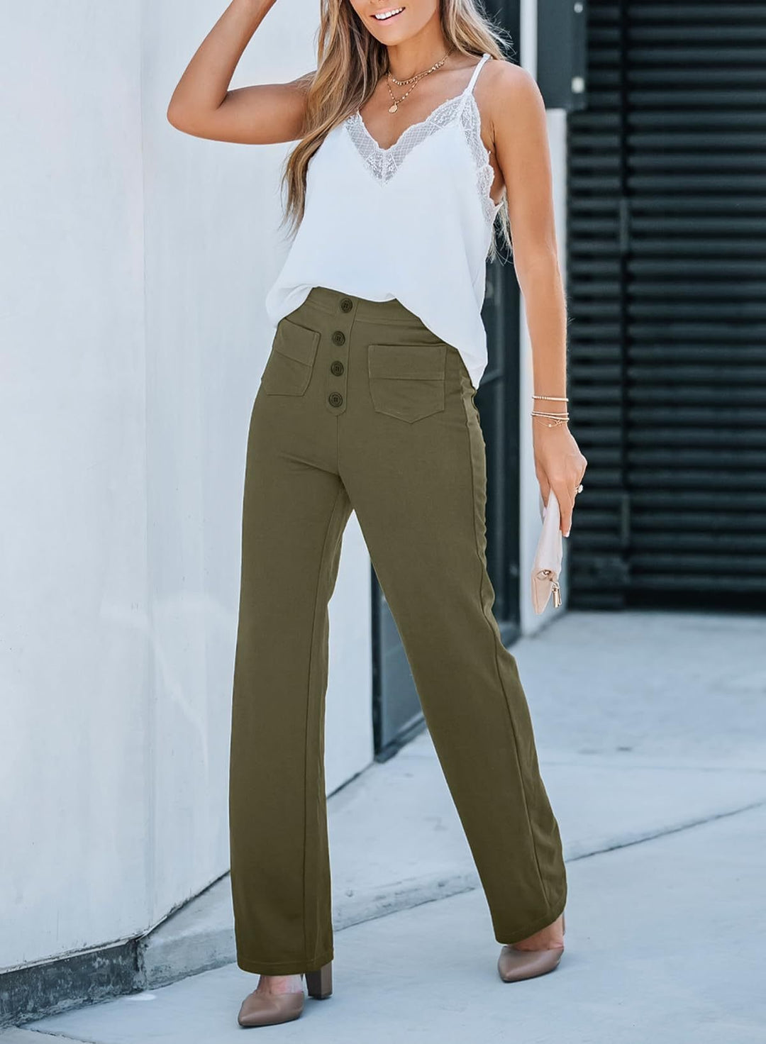 Hannah™ - Elastische High-Waist-Hose