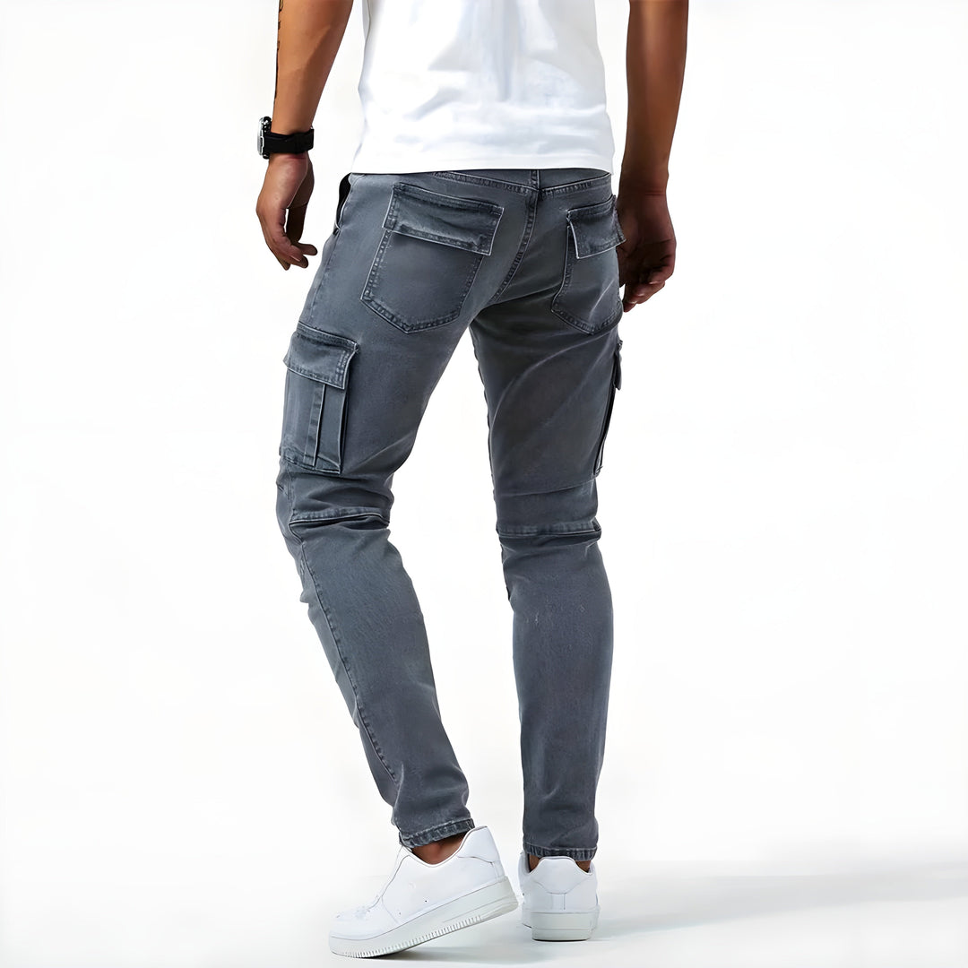 SAMUEL™ - Cargohose aus Stretch-Denim