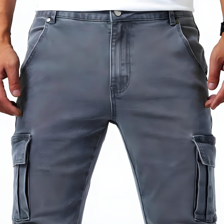 SAMUEL™ - Cargohose aus Stretch-Denim