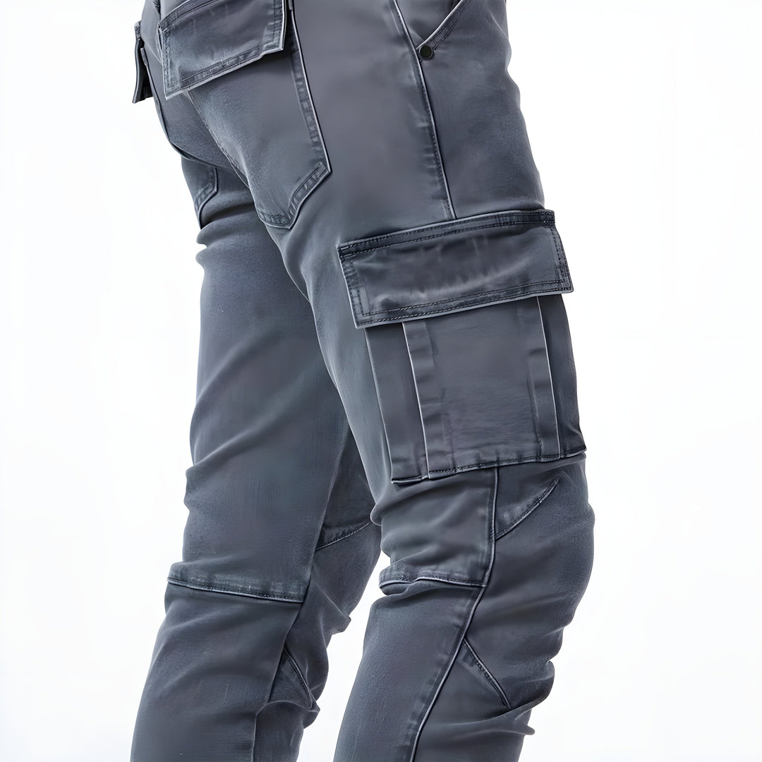 SAMUEL™ - Cargohose aus Stretch-Denim