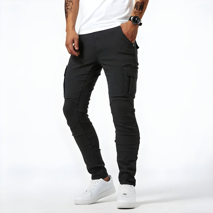 SAMUEL™ - Cargohose aus Stretch-Denim