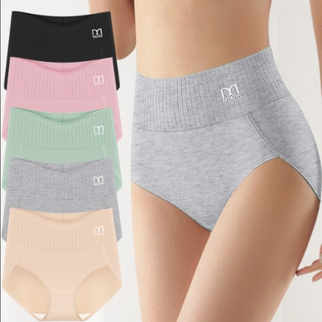 MEATIN SHAPE™ - 6er-Pack atmungsaktive & bequeme Unterhosen mit hoher Taille und Bauchstütze