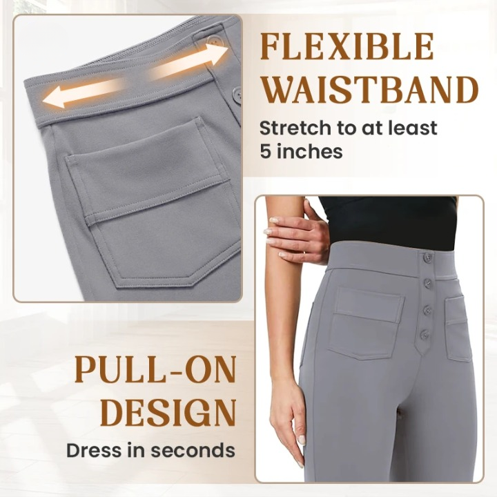 Hannah™ - Elastische High-Waist-Hose