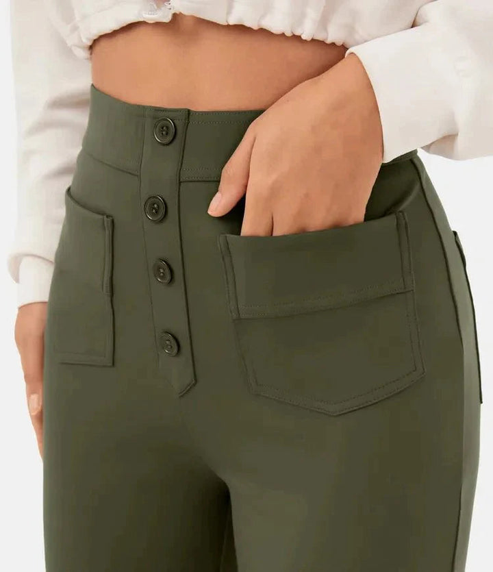 Hannah™ - Elastische High-Waist-Hose